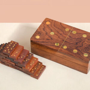 Handcrafted Wooden Dominos Game Handcrafted Wooden Dominos Game