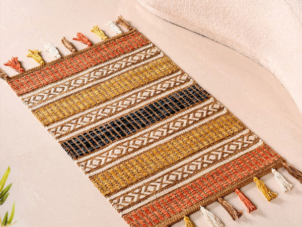 Weave Kilim Design Handcrafted Cotton Mat